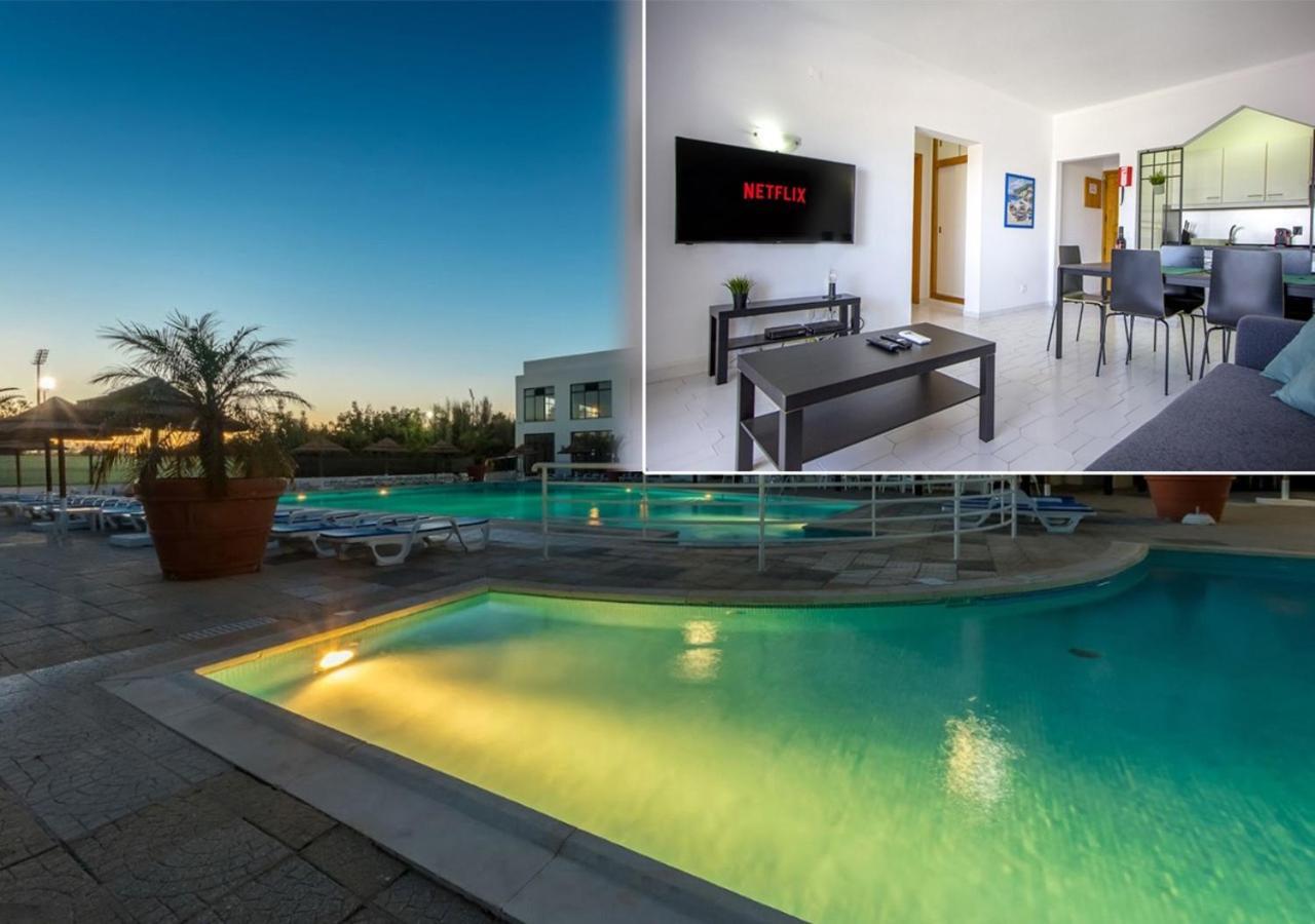 Sea View Apartment - 3 Swimming Pool & Fitness Albufeira Dış mekan fotoğraf